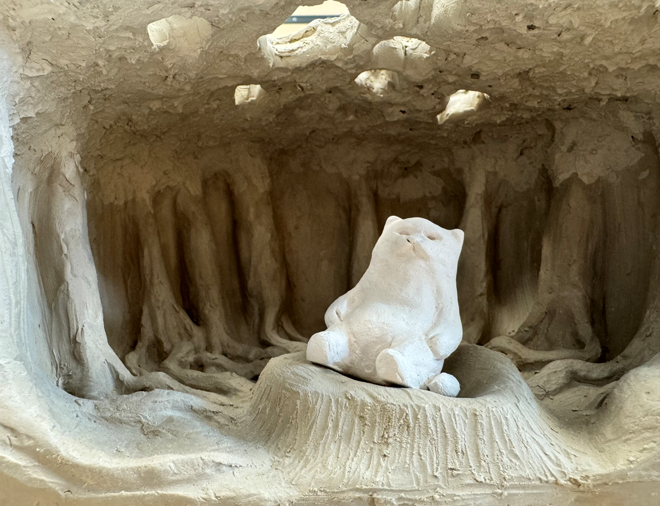 en statue av en person